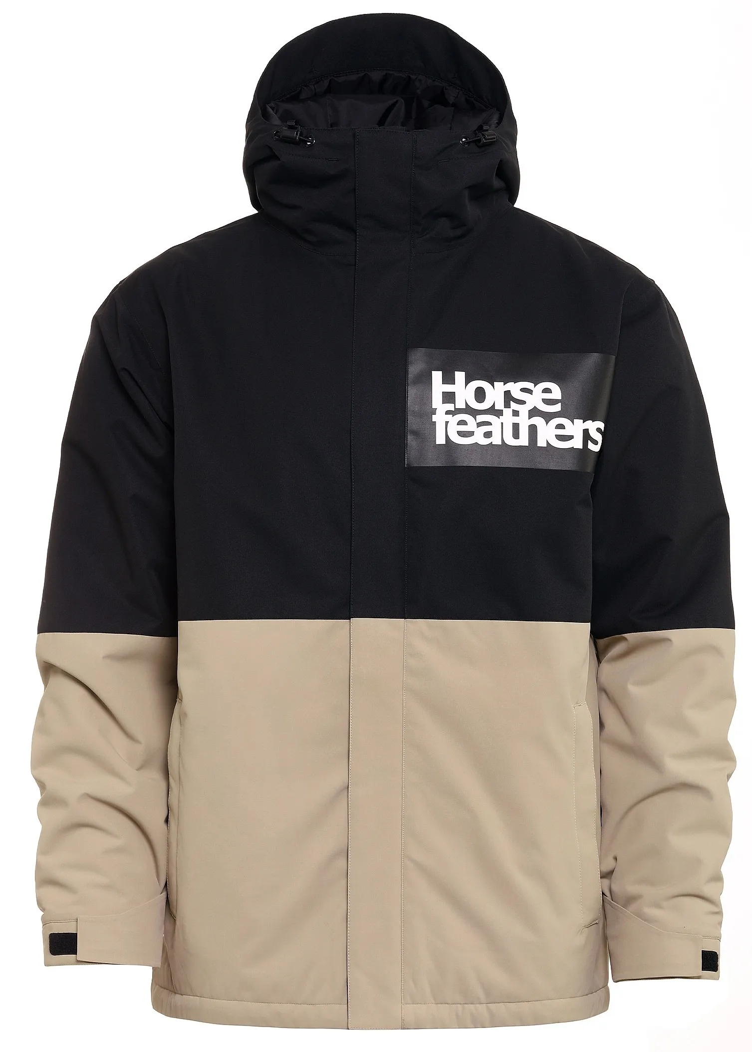 jacket Horsefeathers Citadel - Black/Mojave - men´s