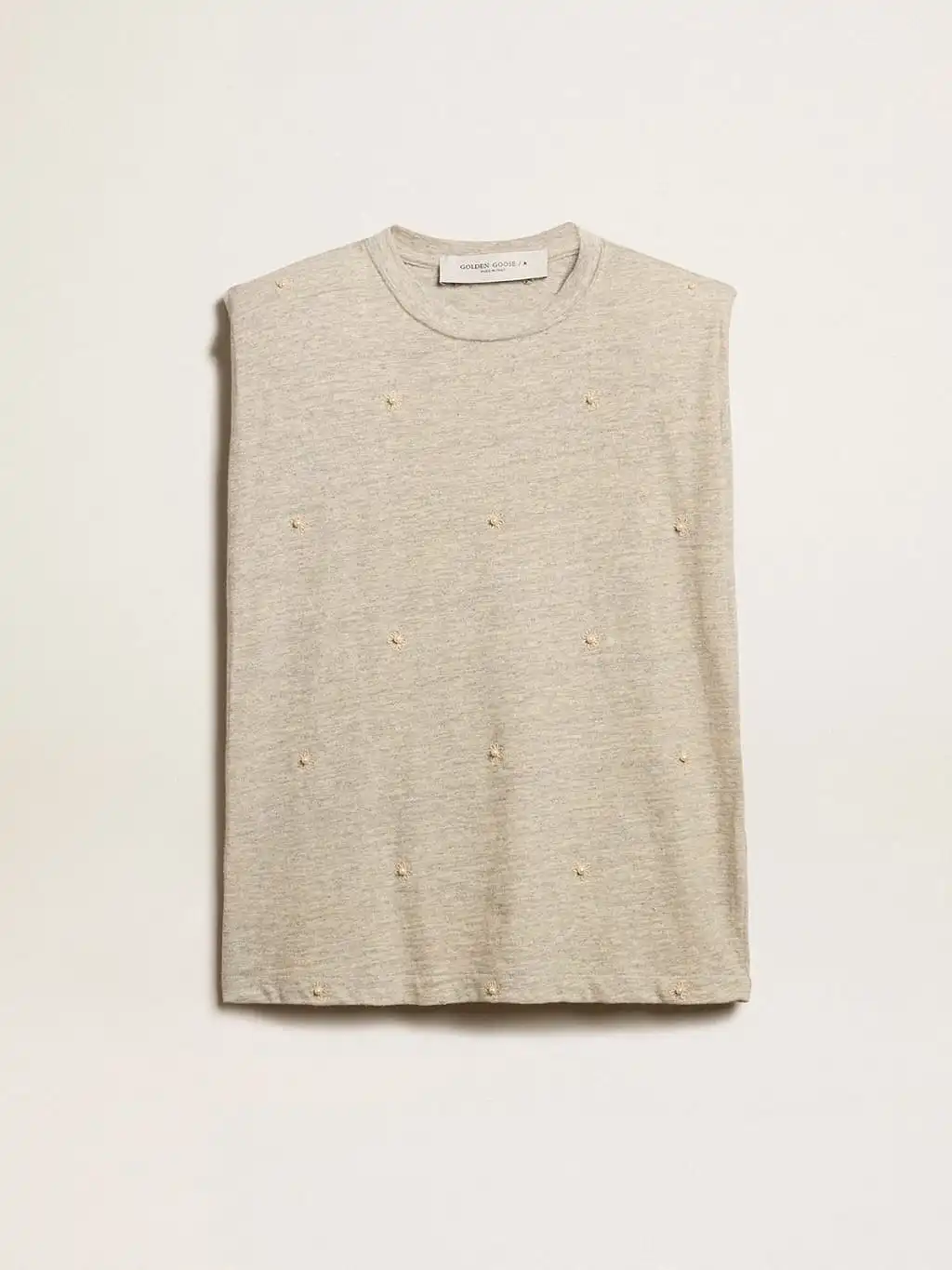 Journey Padded-Shoulder Grey T-Shirt