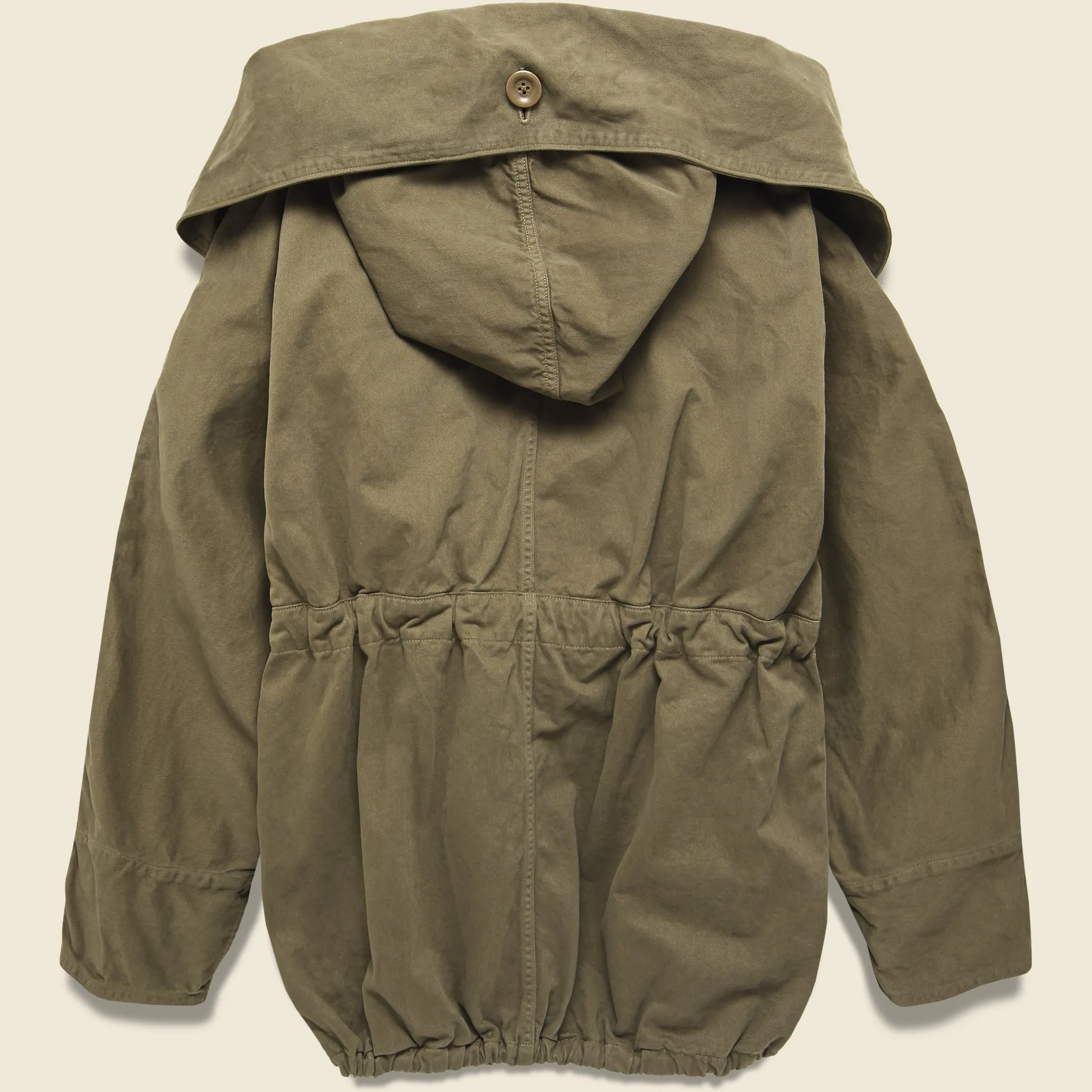 Katsuragi Cotton RING Coat - Khaki