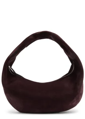 KHAITE Olivia medium suede top handle bag  -                         -                     -                