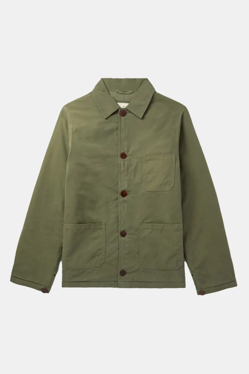 La Paz Baptista Padded Worker Jacket (Military Green Canvas)