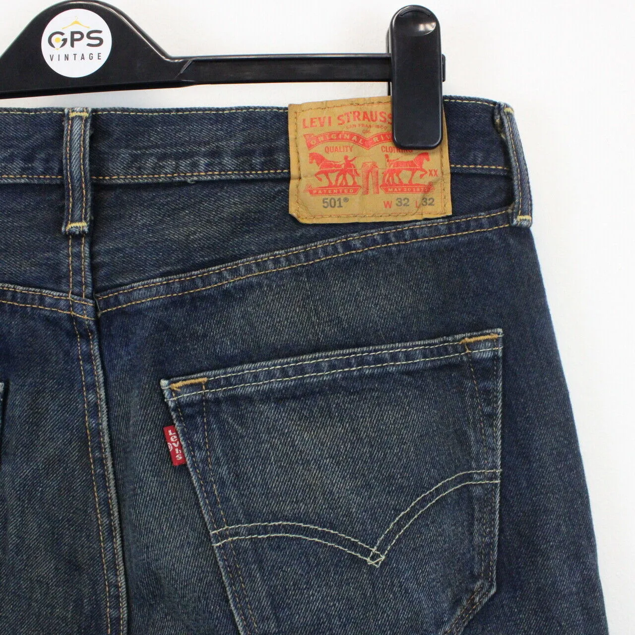 LEVIS 501 Jeans Dark Blue | W32 L32