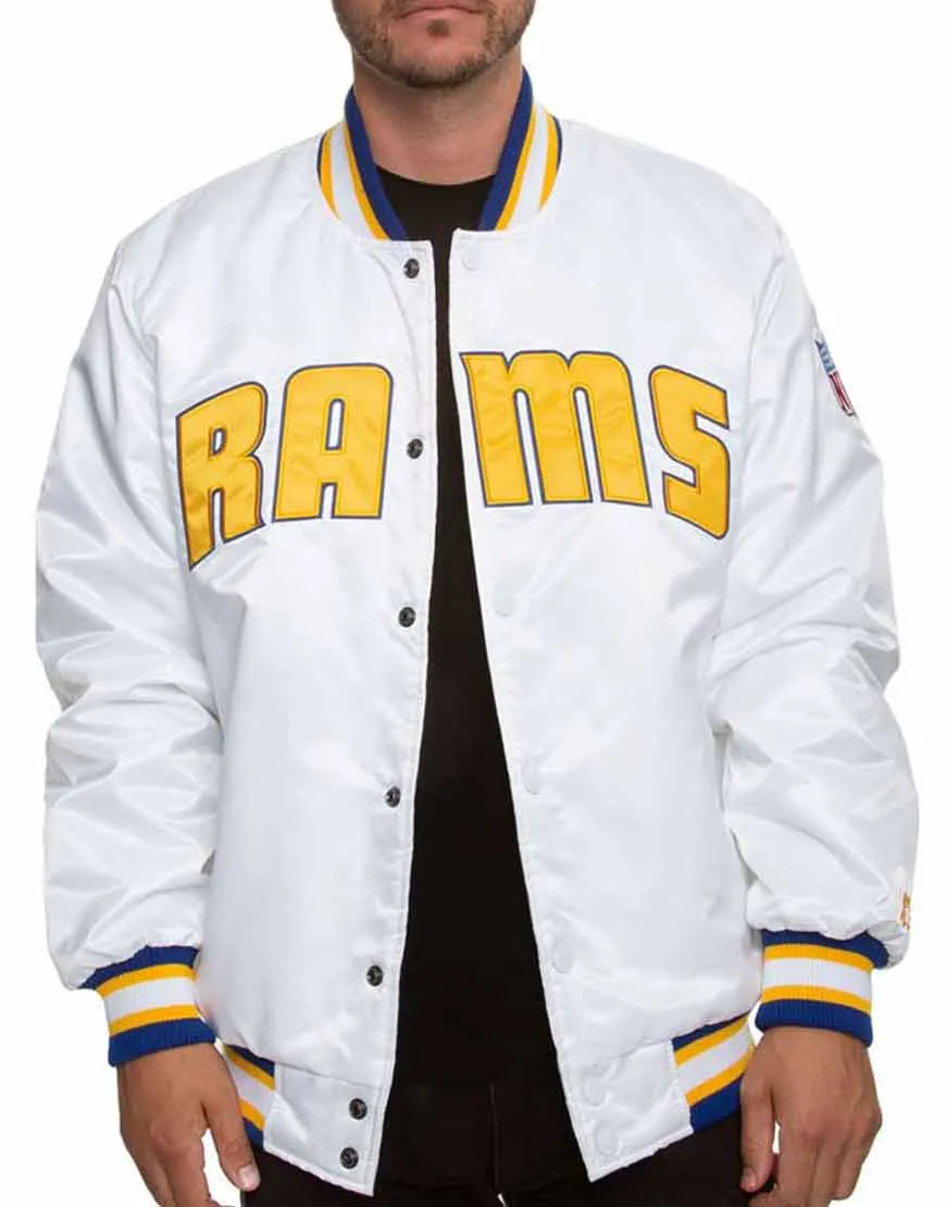 Los Angeles Rams Bomber Jacket | Men's Bomber Jacket | Ujackets.com