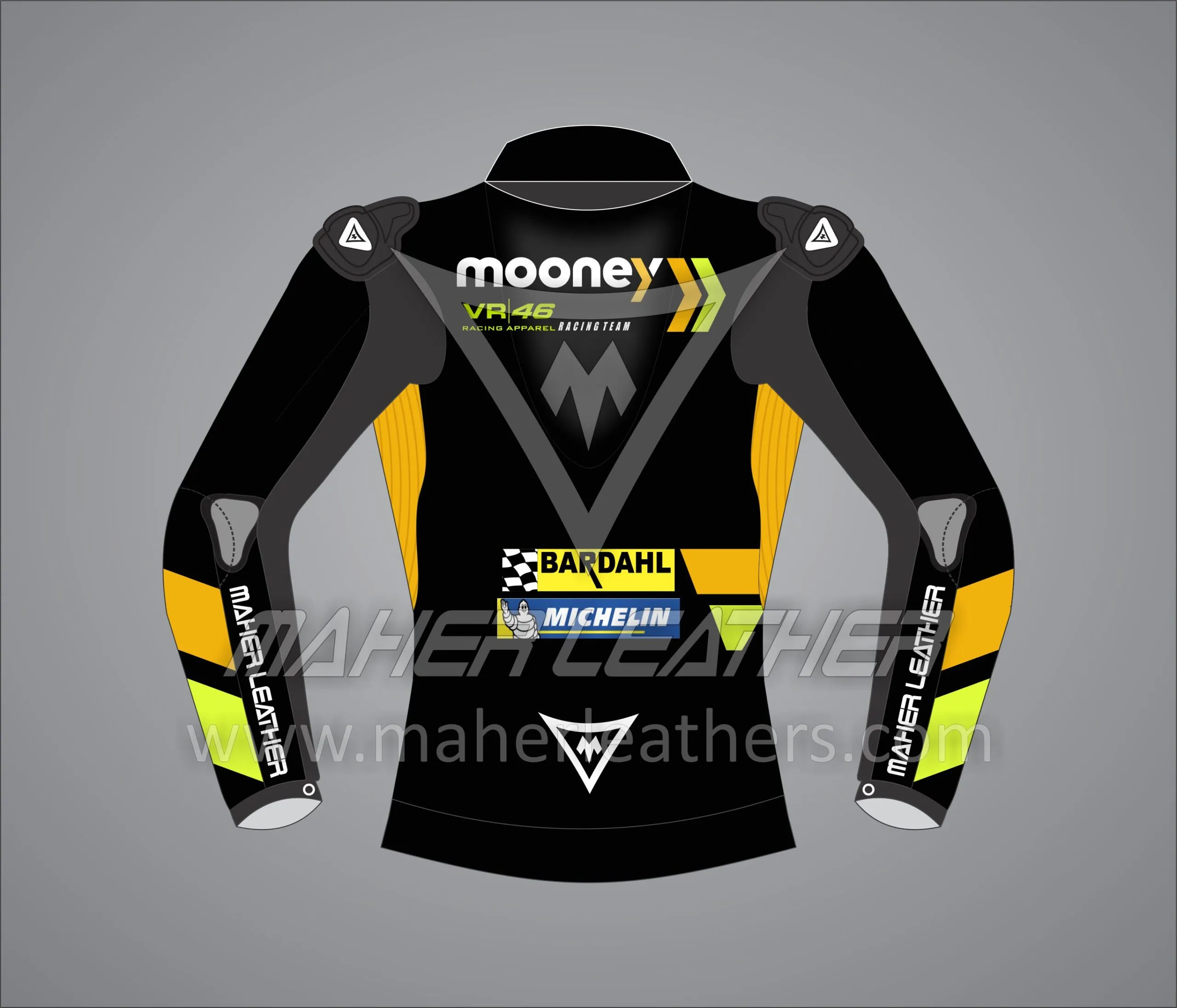 Luca Marini Mooney VR46 Motorbike Jacket 2023