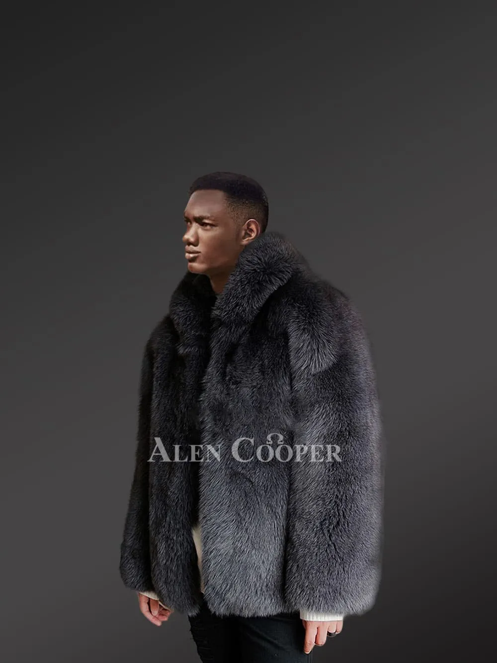 Men’s Exotic Fox Fur Coat