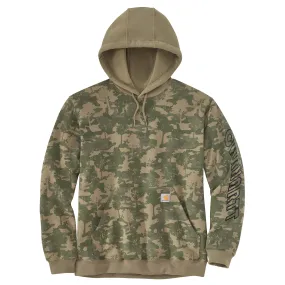 Men's Loose Fit Midweight Camo Graphic Sweatshirt