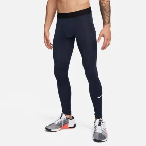 Men's Pro DRI-FIT Fitness Tights (451 - Obsidian/White)