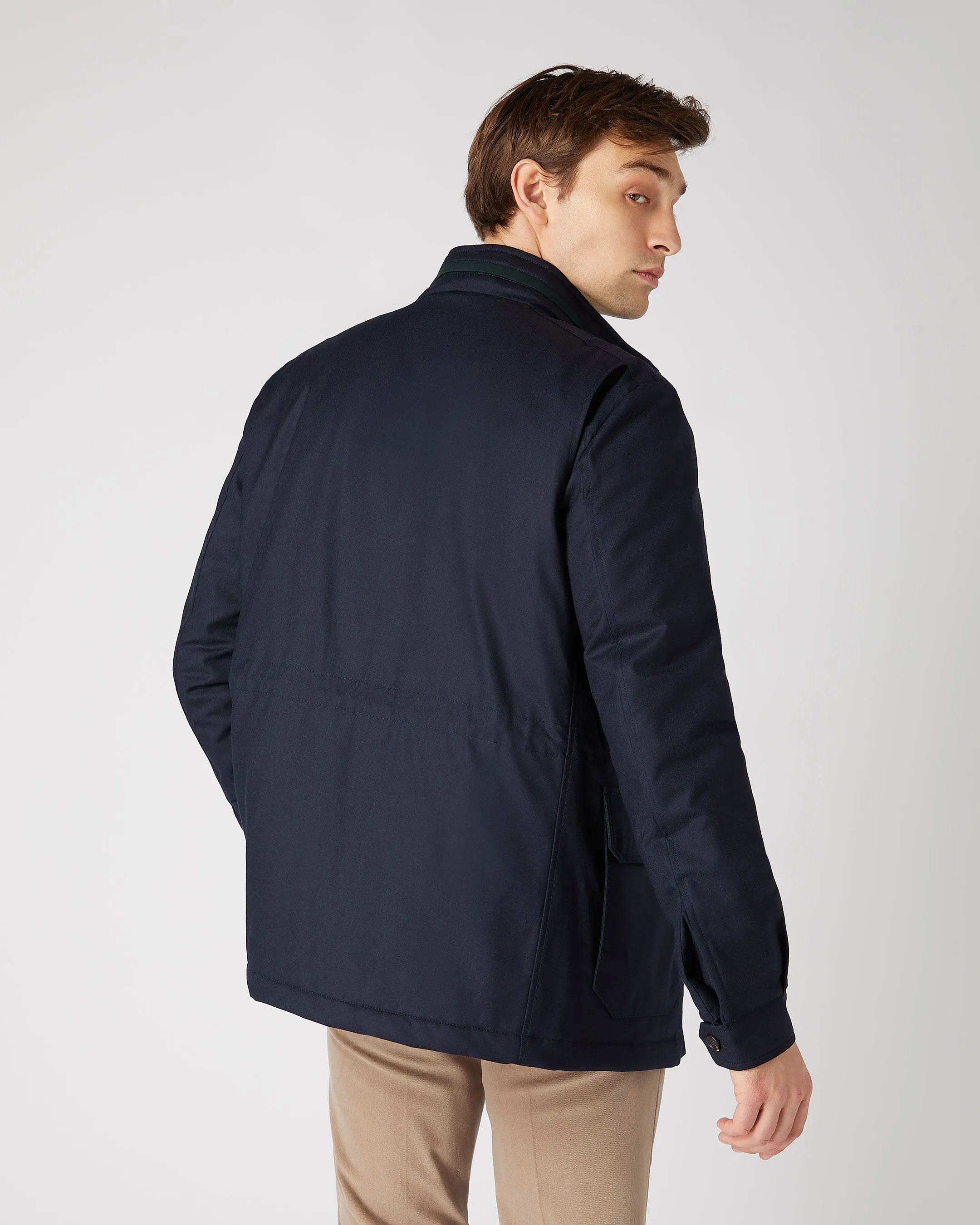 Men's Utility Jacket Navy Blue