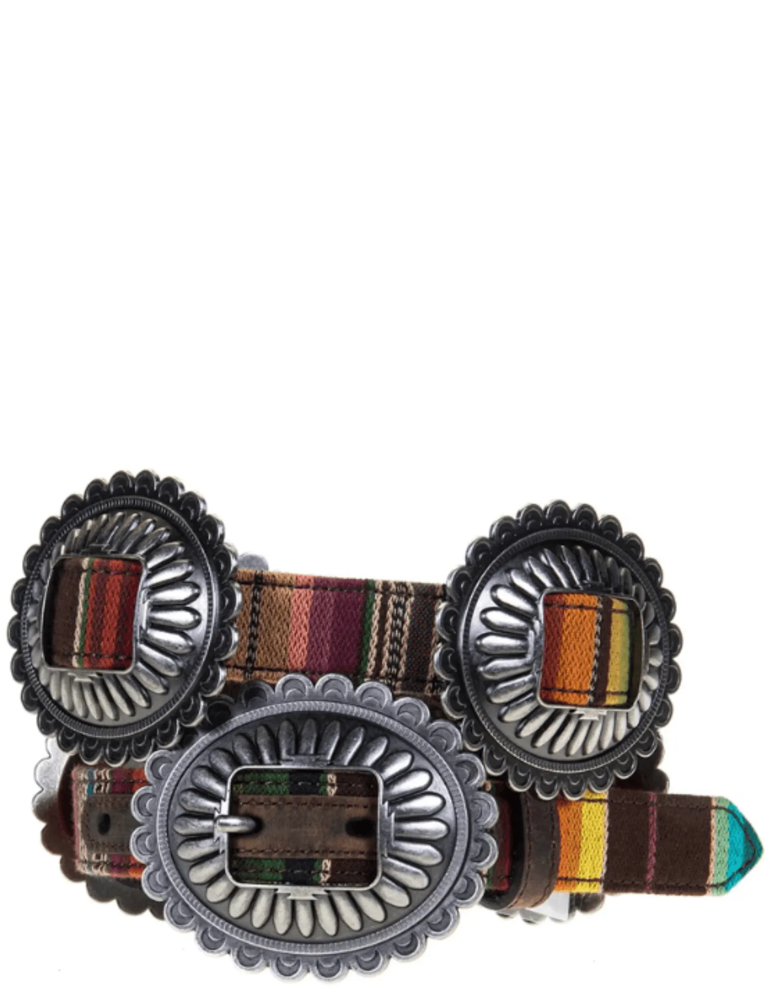 M&F Womens Serape Concho Belt