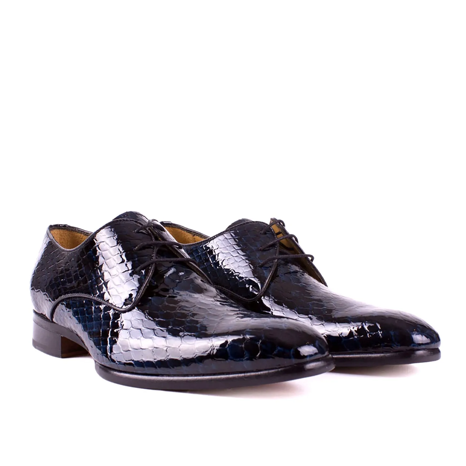 Mister Tecen Men's Shoes Patent Leather Derby Oxfords (MIS1166)