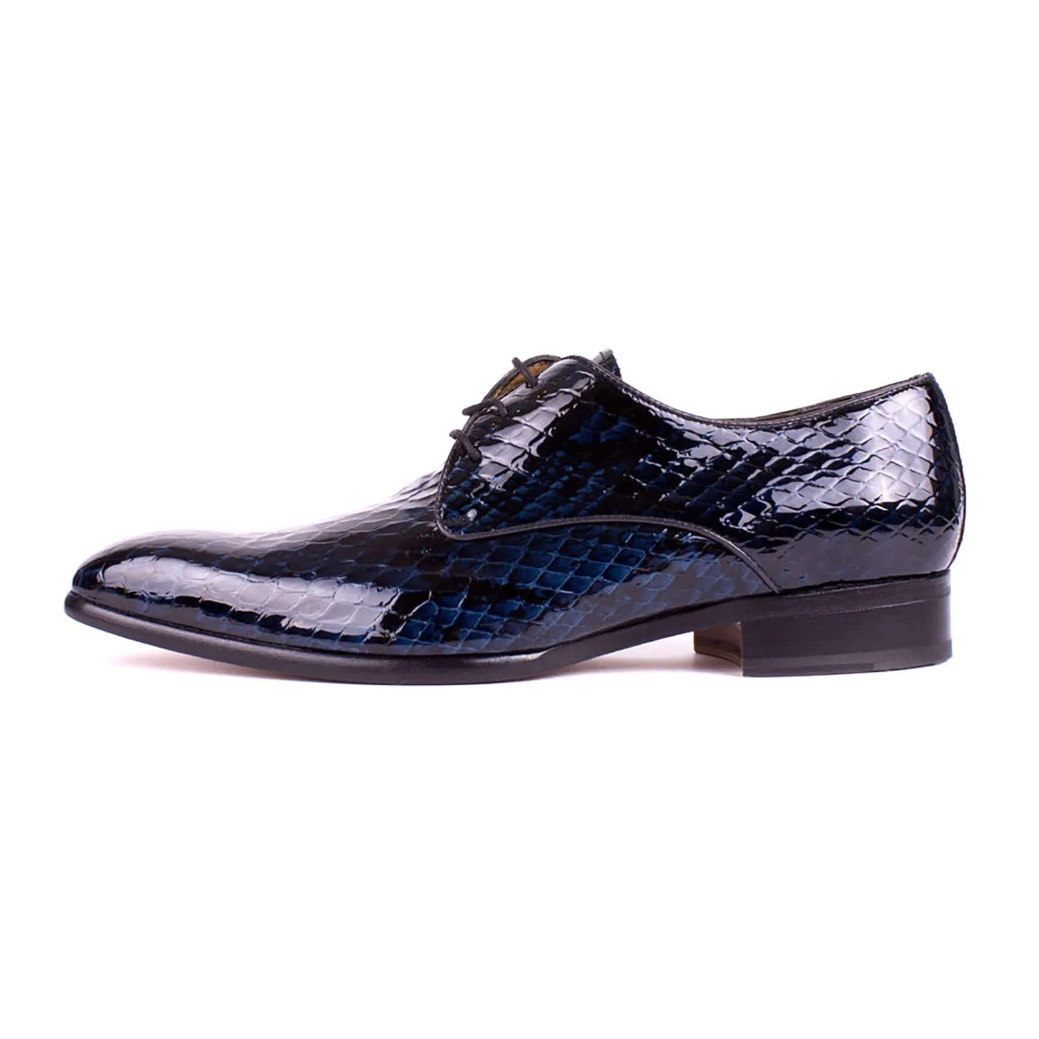 Mister Tecen Men's Shoes Patent Leather Derby Oxfords (MIS1166)