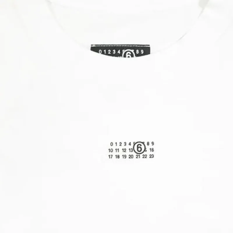 MM6 Maison Margiela  |Street Style Plain Cotton Logo T-Shirts