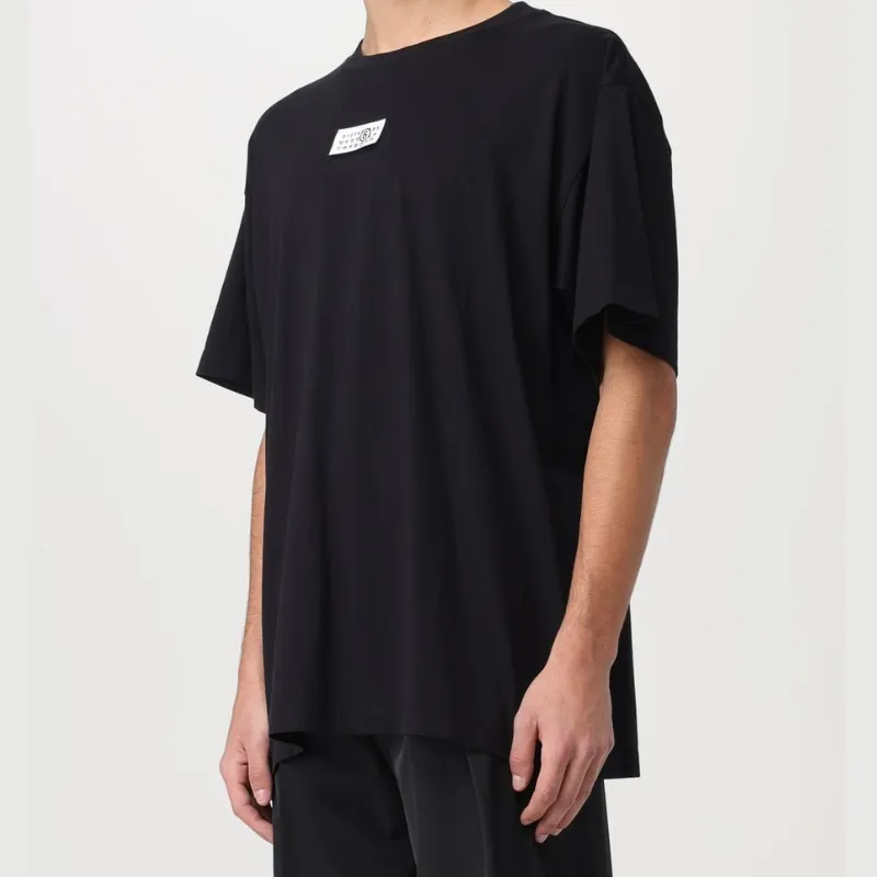 MM6 Maison Margiela  |Street Style Plain Cotton Logo T-Shirts