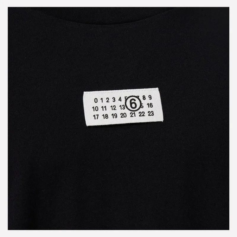 MM6 Maison Margiela  |Street Style Plain Cotton Logo T-Shirts