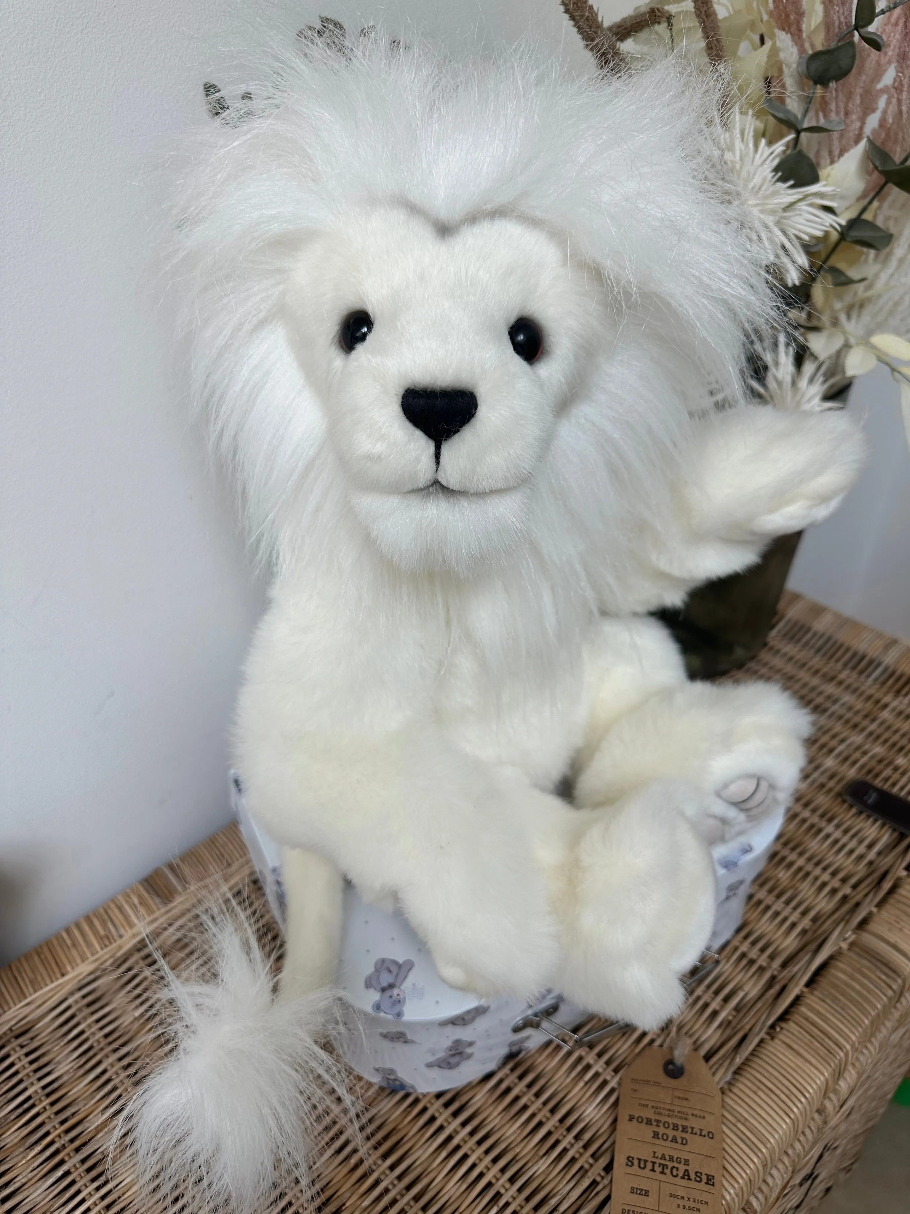 Mortimer Charlie Bears Queens Beast Limited Edition White Lion No 609