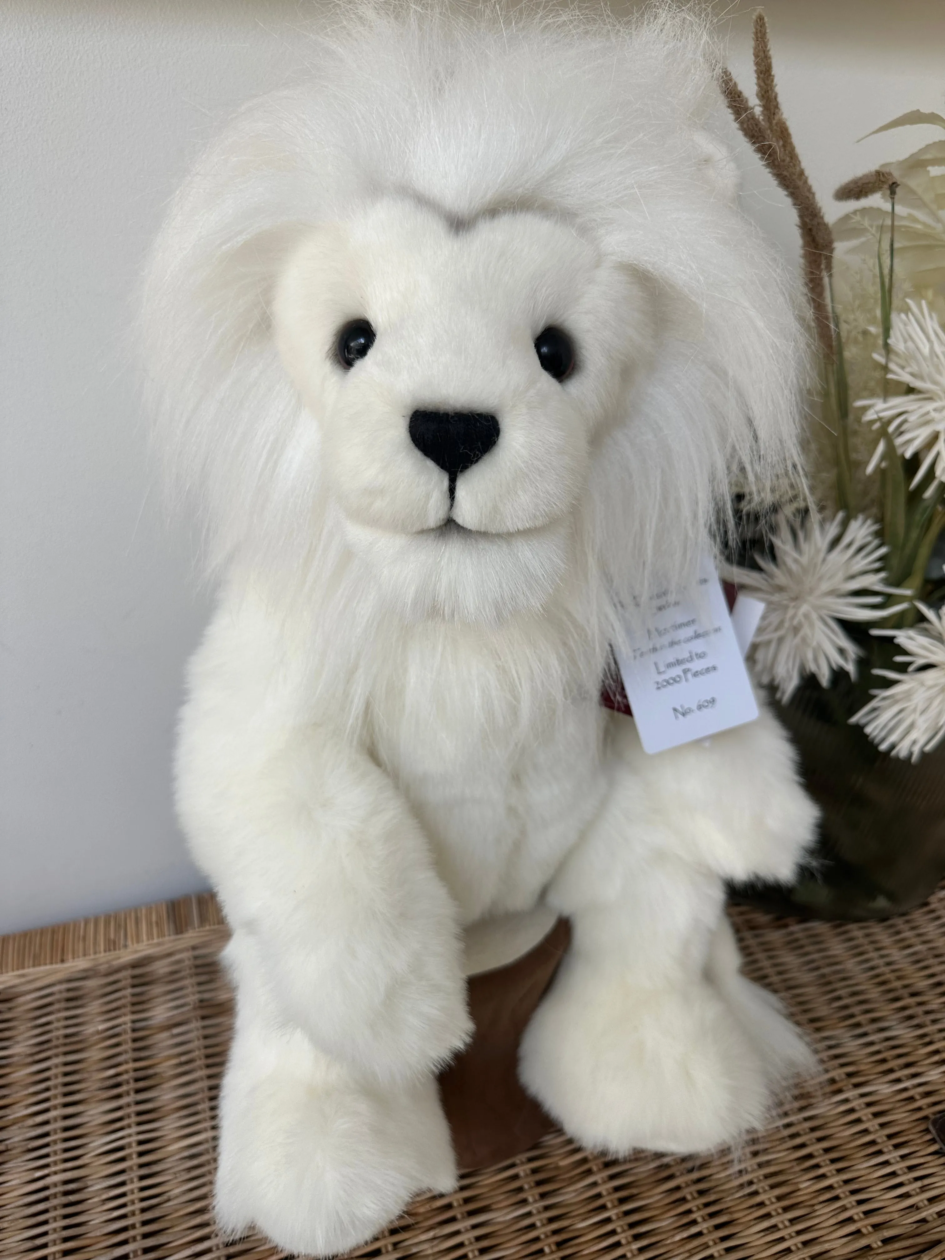 Mortimer Charlie Bears Queens Beast Limited Edition White Lion No 609