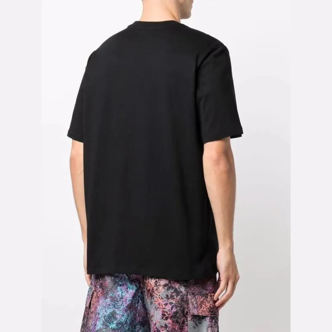 MSGM  |Unisex Street Style U-Neck Plain Cotton Short Sleeves Logo