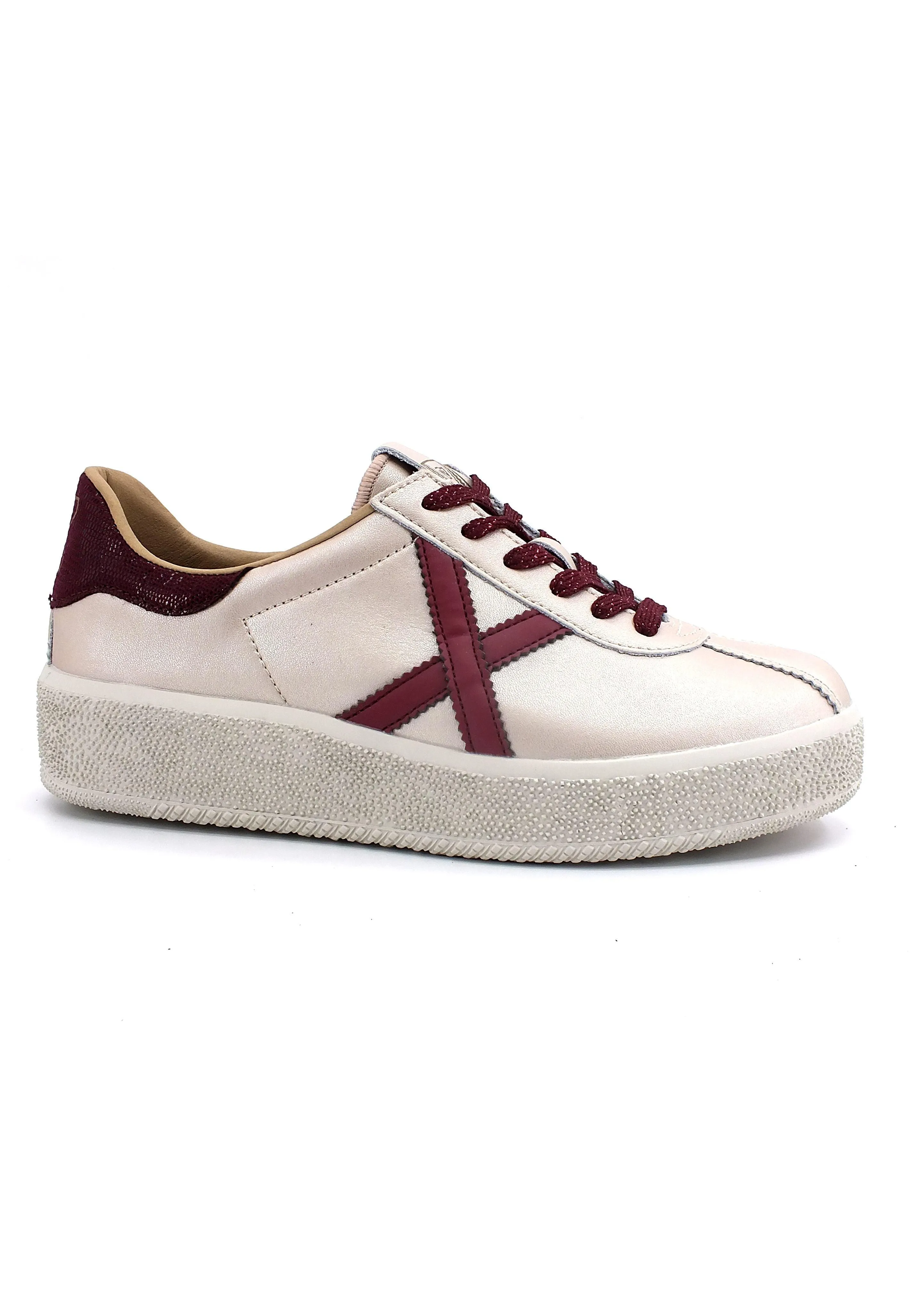 MUNICH Barru Sky 90 Sneaker Donna Pearl Bordeaux 8295090