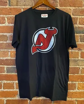 New Jersey Devils Brass Tacks Tee - Red Jacket