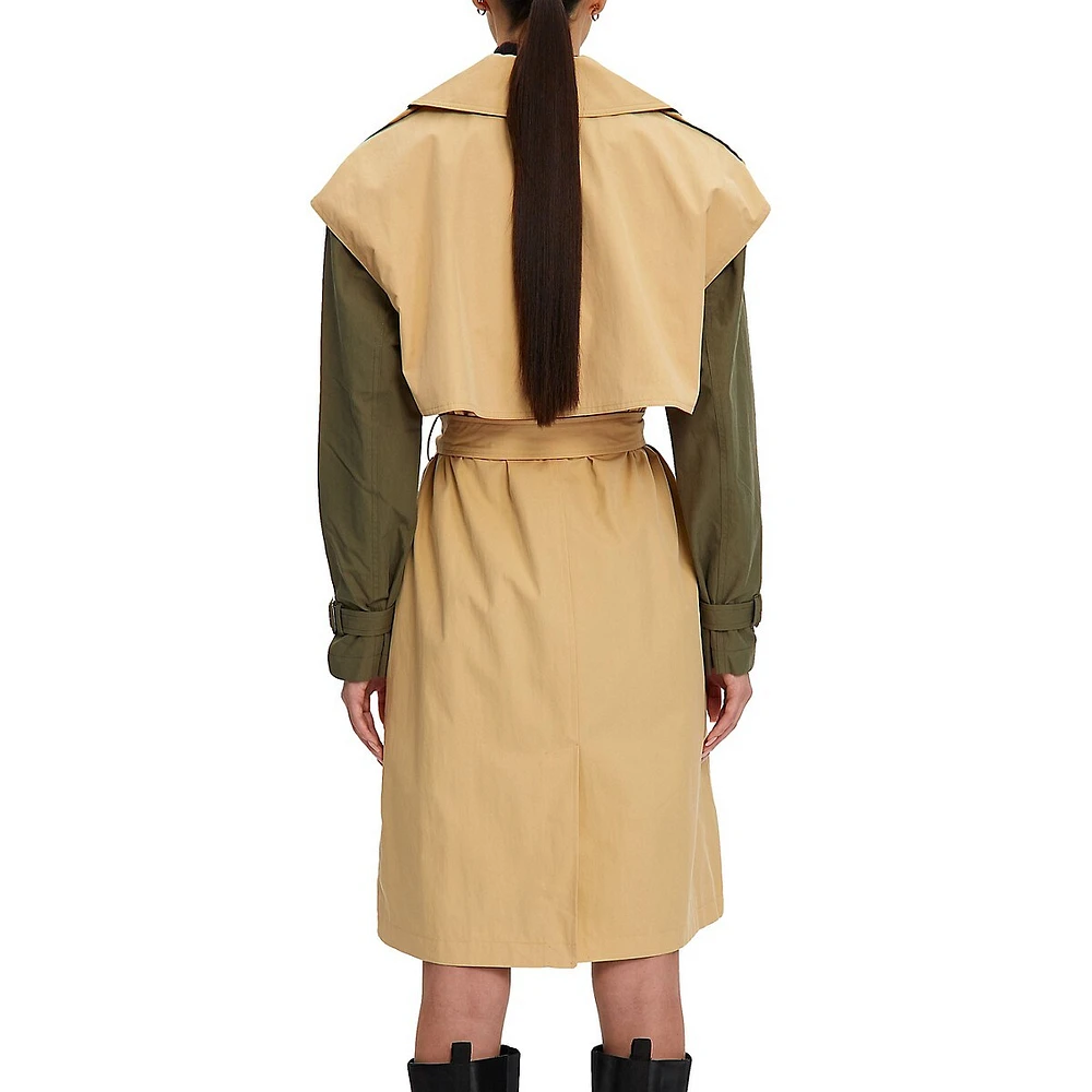 Noize Charlotta Long Trench Coat