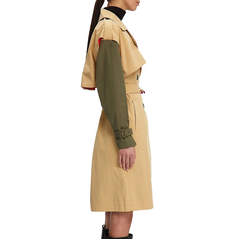 Noize Charlotta Long Trench Coat