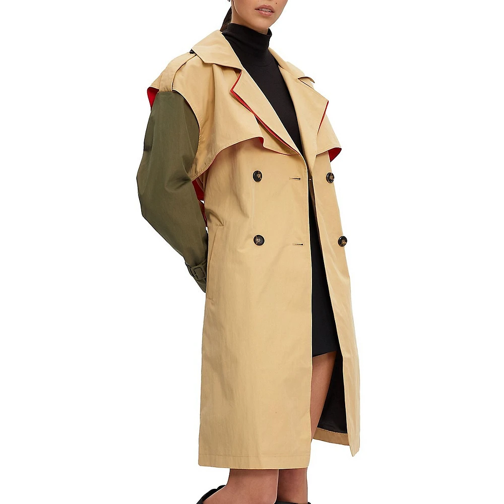 Noize Charlotta Long Trench Coat