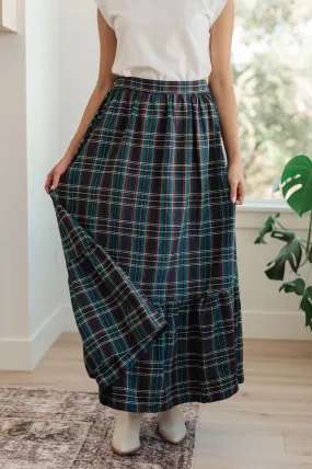 Plaid Maxi Skirt