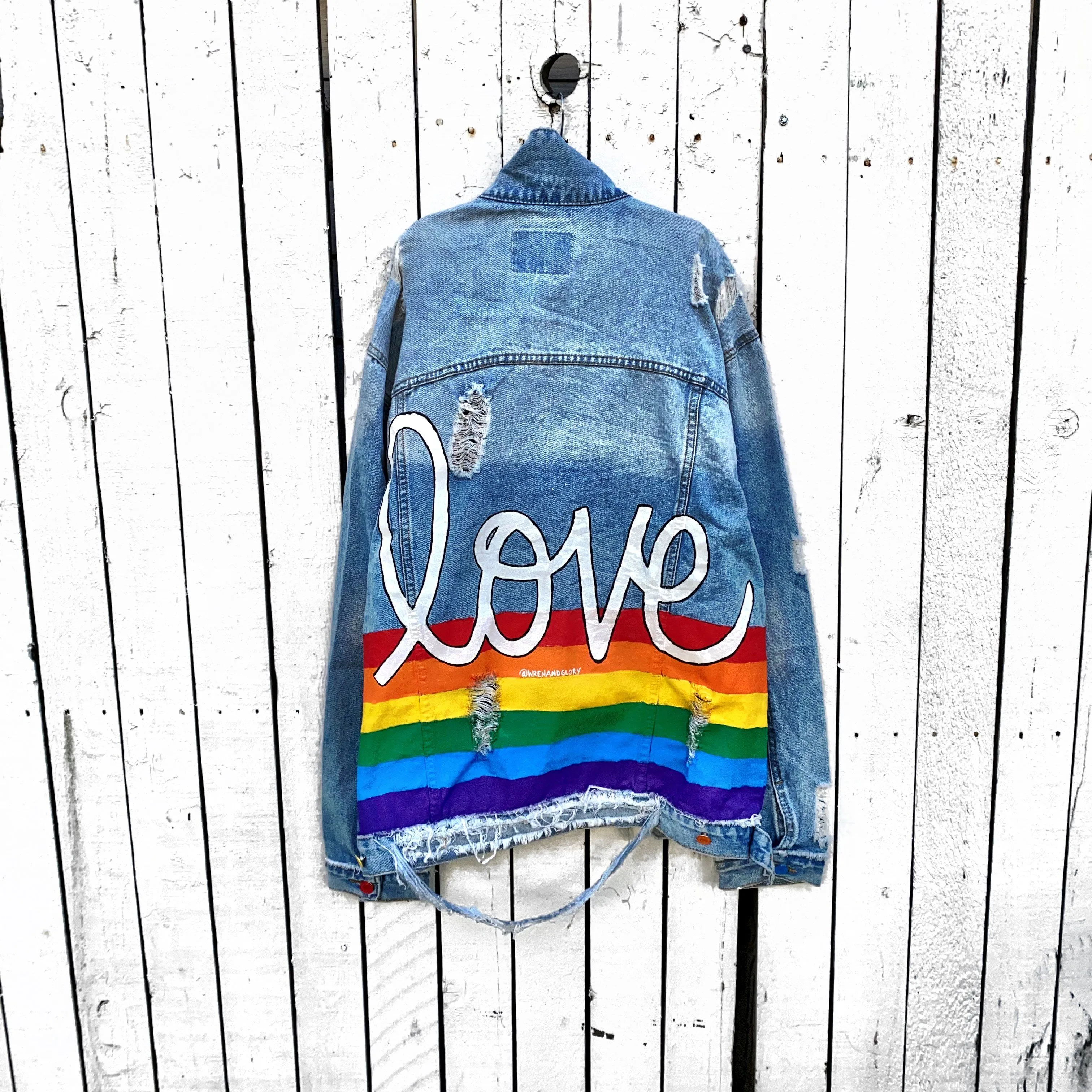 'PROUD' DENIM JACKET