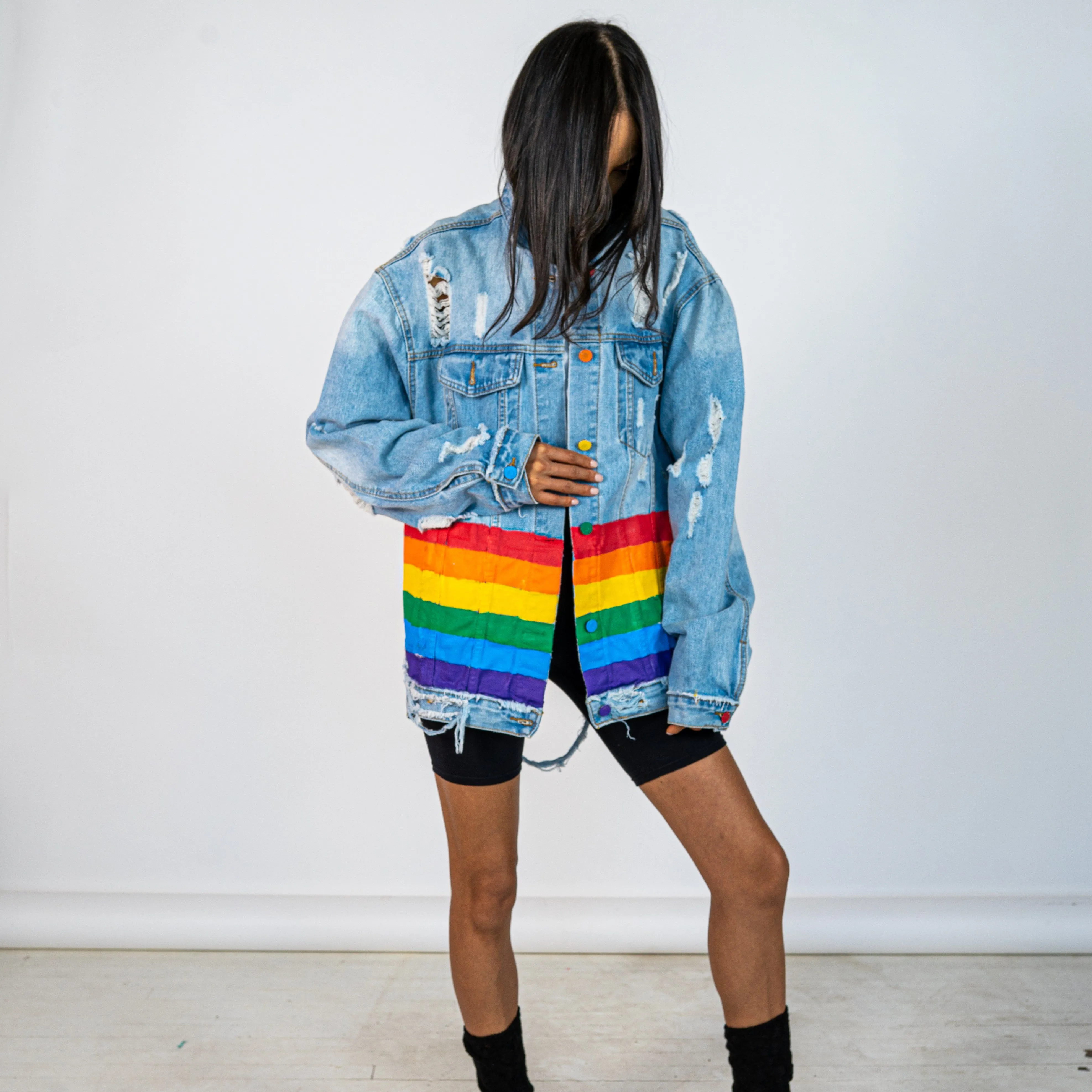 'PROUD' DENIM JACKET