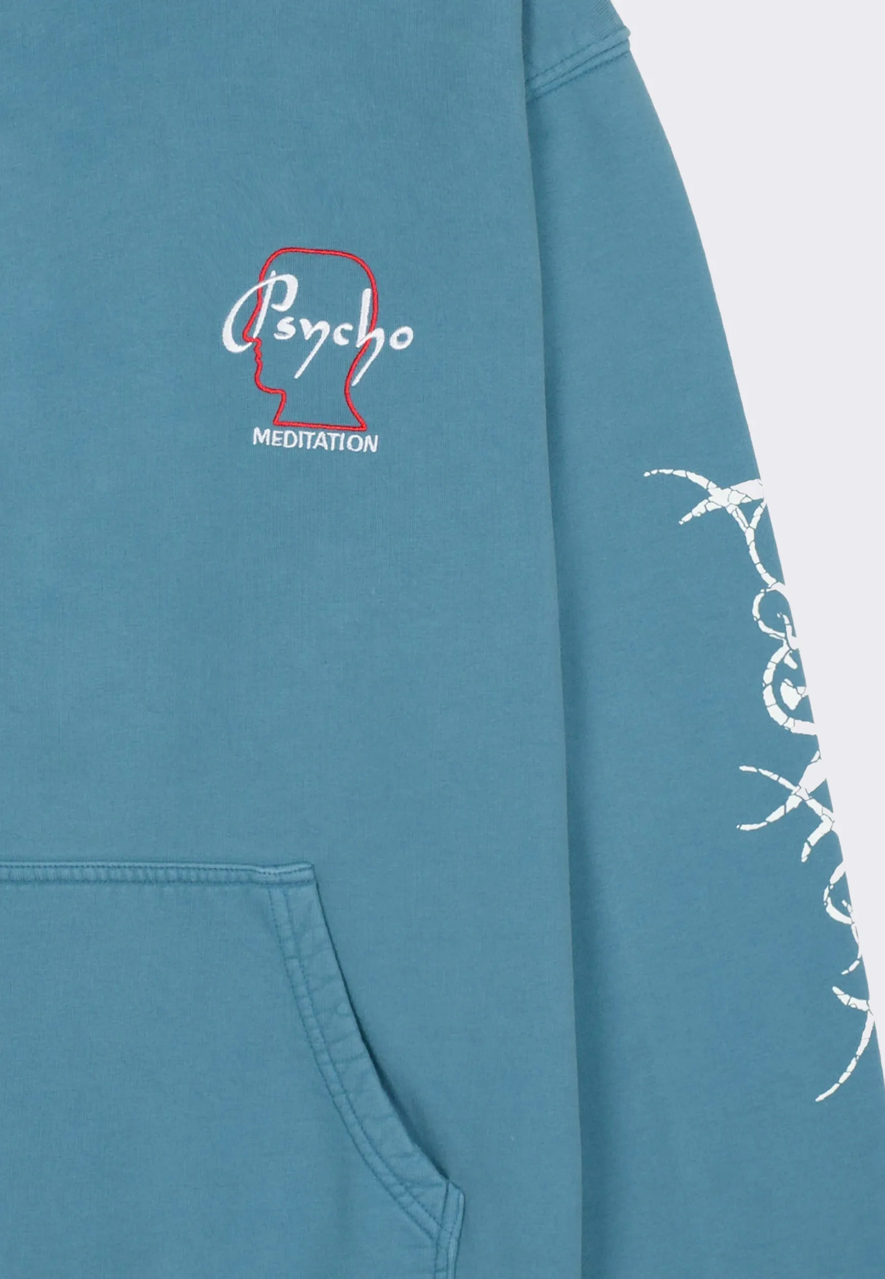 Pyscho Meditation Hoodie - teal