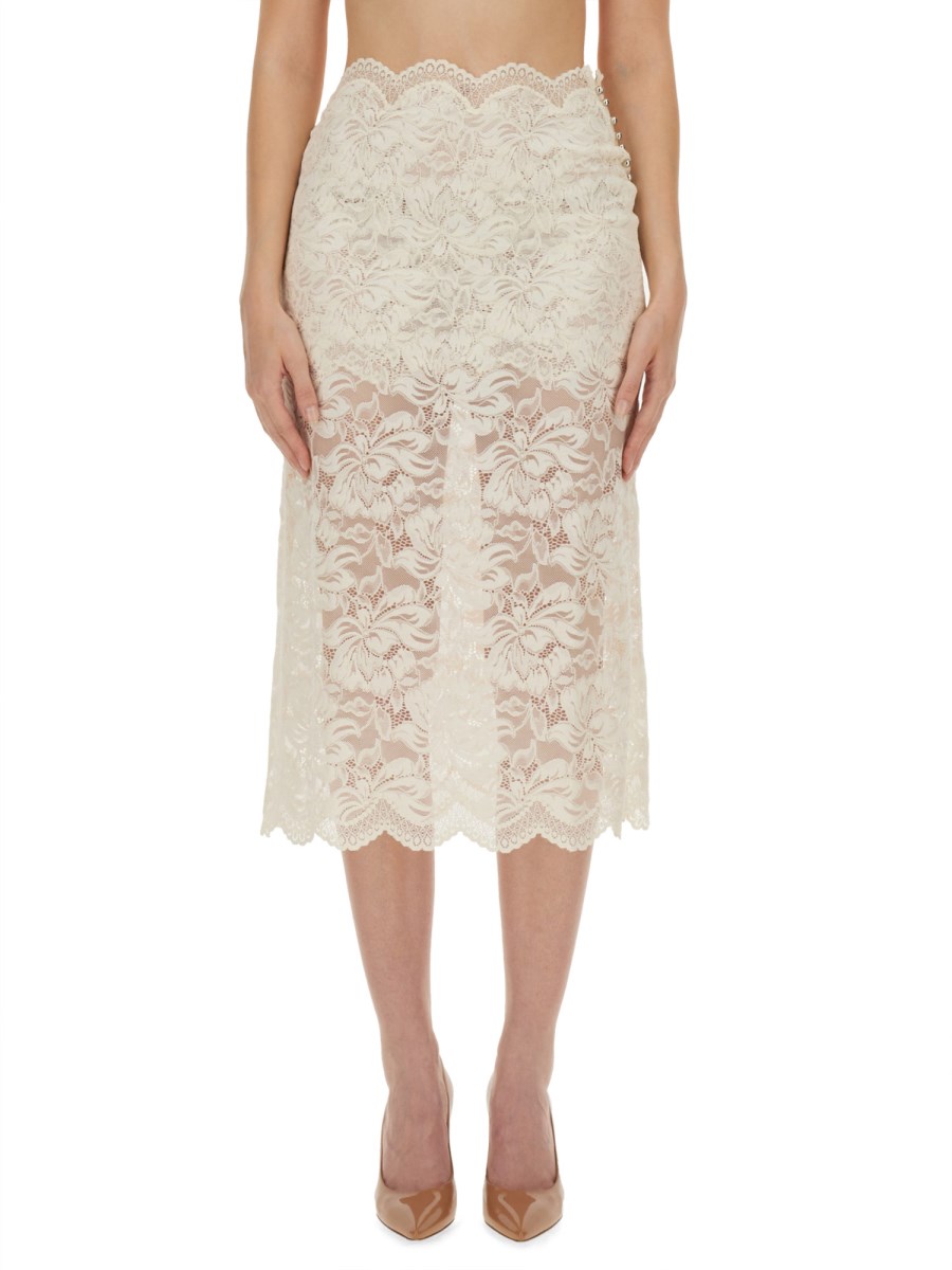 RABANNE    LACE SKIRT