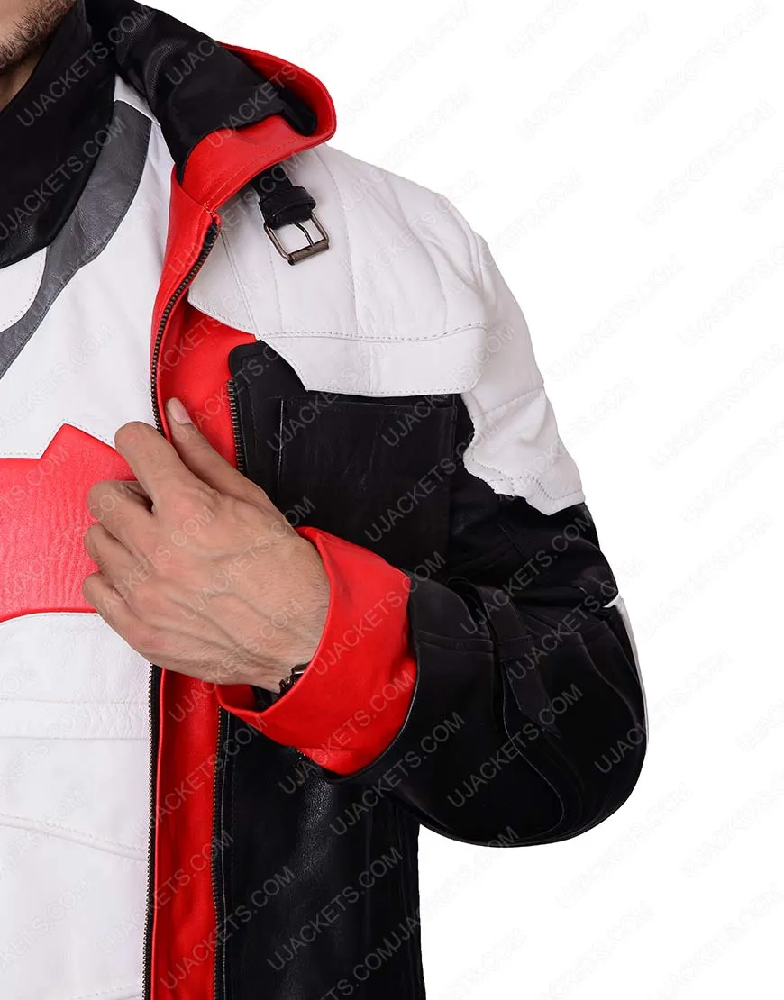 Red Hood Jacket - Batman Arkham Knight Jacket with Vest