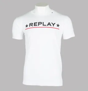 Replay Star Logo T-Shirt White