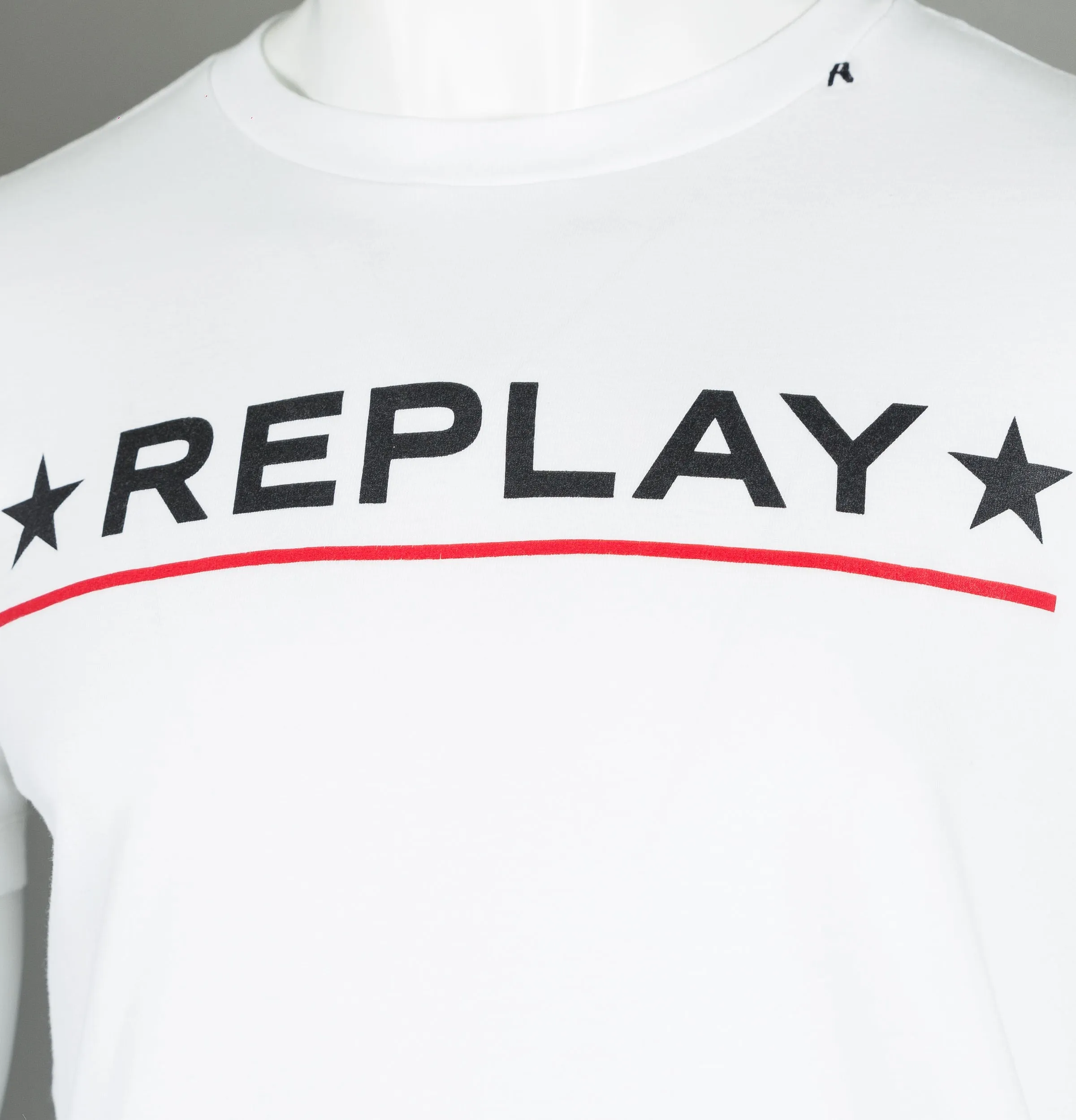 Replay Star Logo T-Shirt White