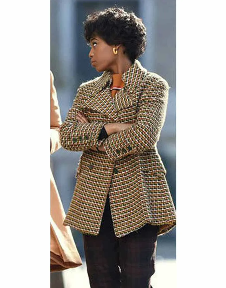 Respect 2021 Saycon Sengbloh Houndstooth Jacket |Erma Franklin Jacket