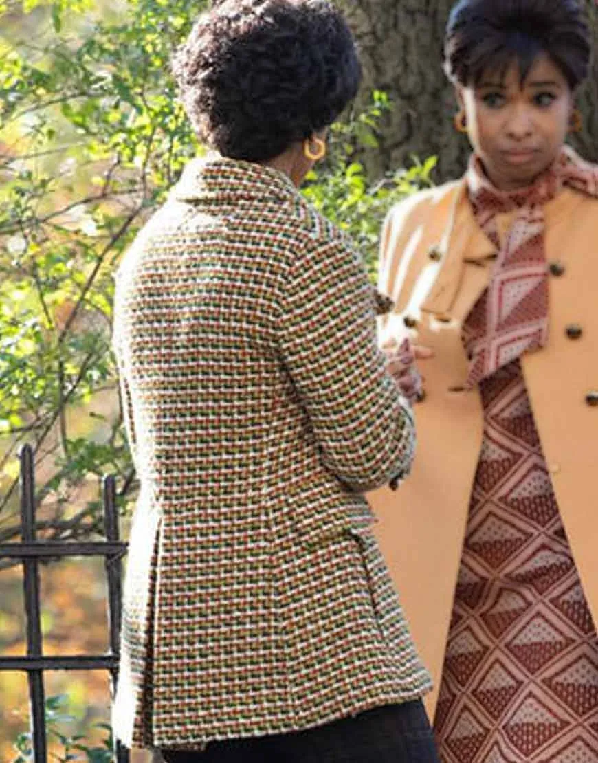 Respect 2021 Saycon Sengbloh Houndstooth Jacket |Erma Franklin Jacket