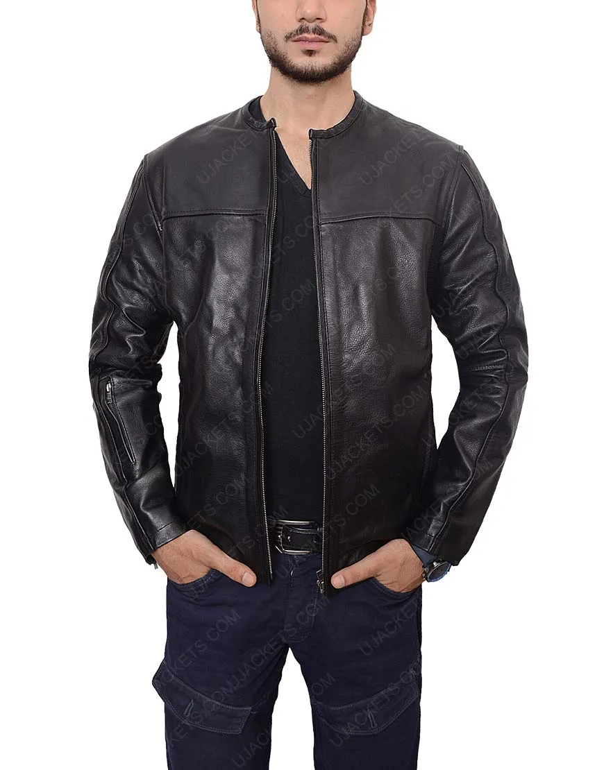 Roland Sands Black Motorcycle Jacket For Man - Ujackets