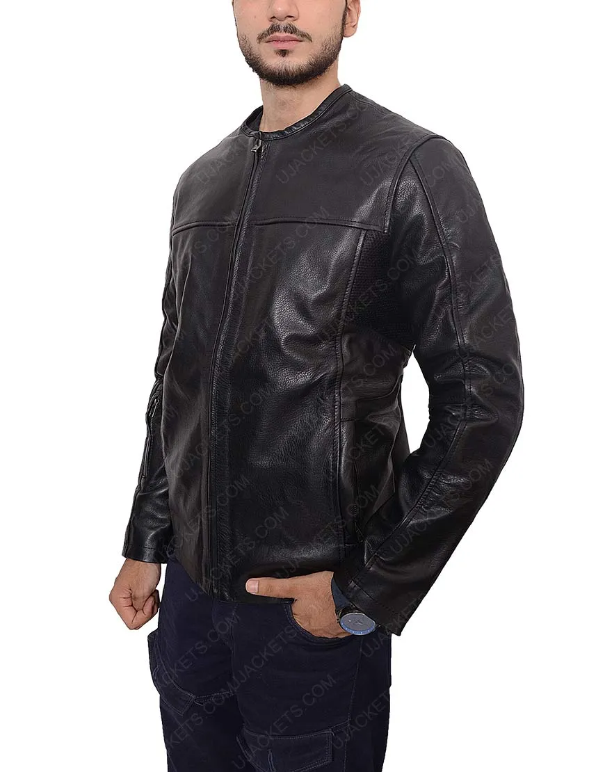 Roland Sands Black Motorcycle Jacket For Man - Ujackets