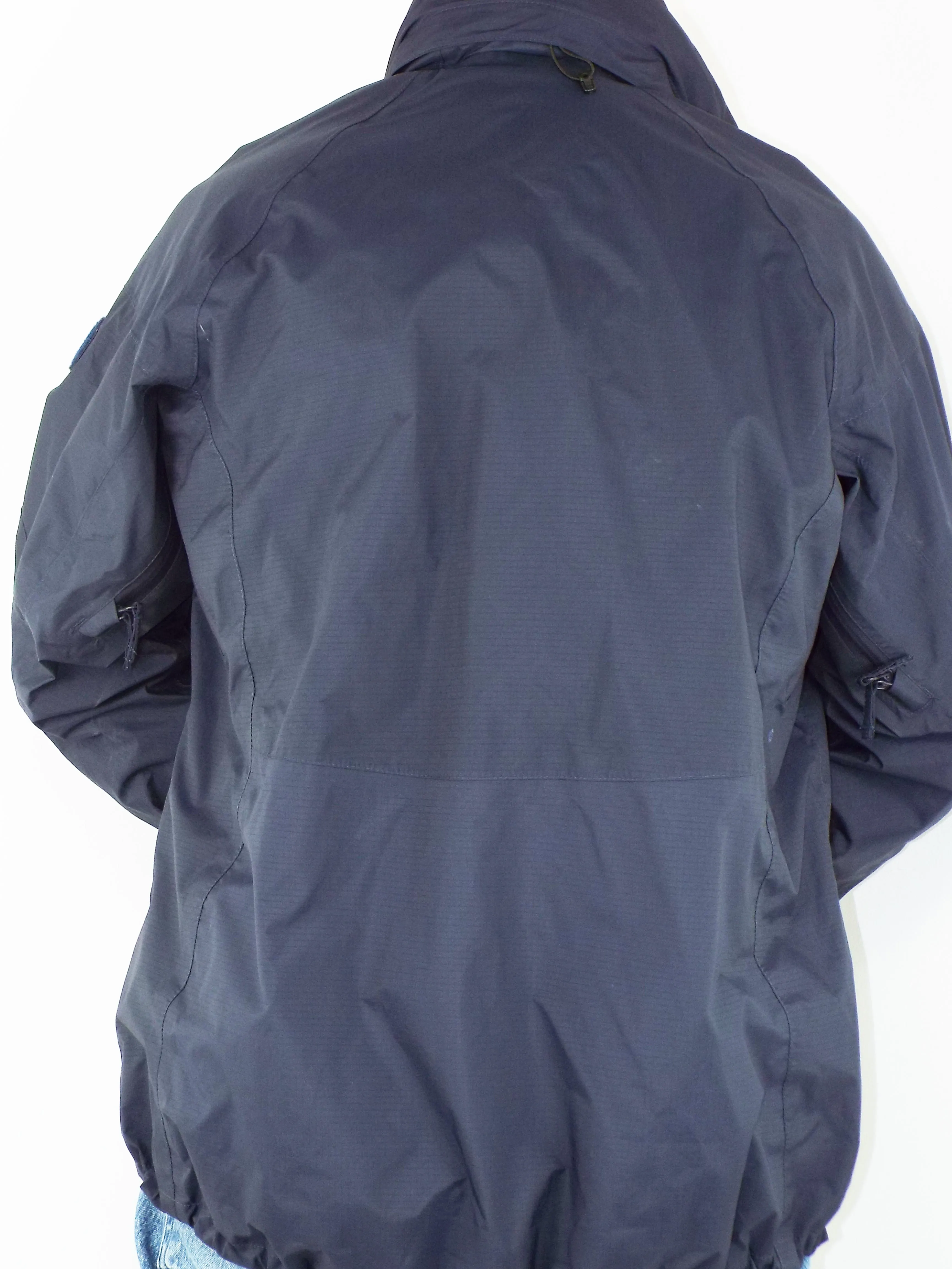 Royal Navy - Siamidis - Blue Gore-Tex Rip-Stop Jacket - With Hood - Grade 1 - New Model