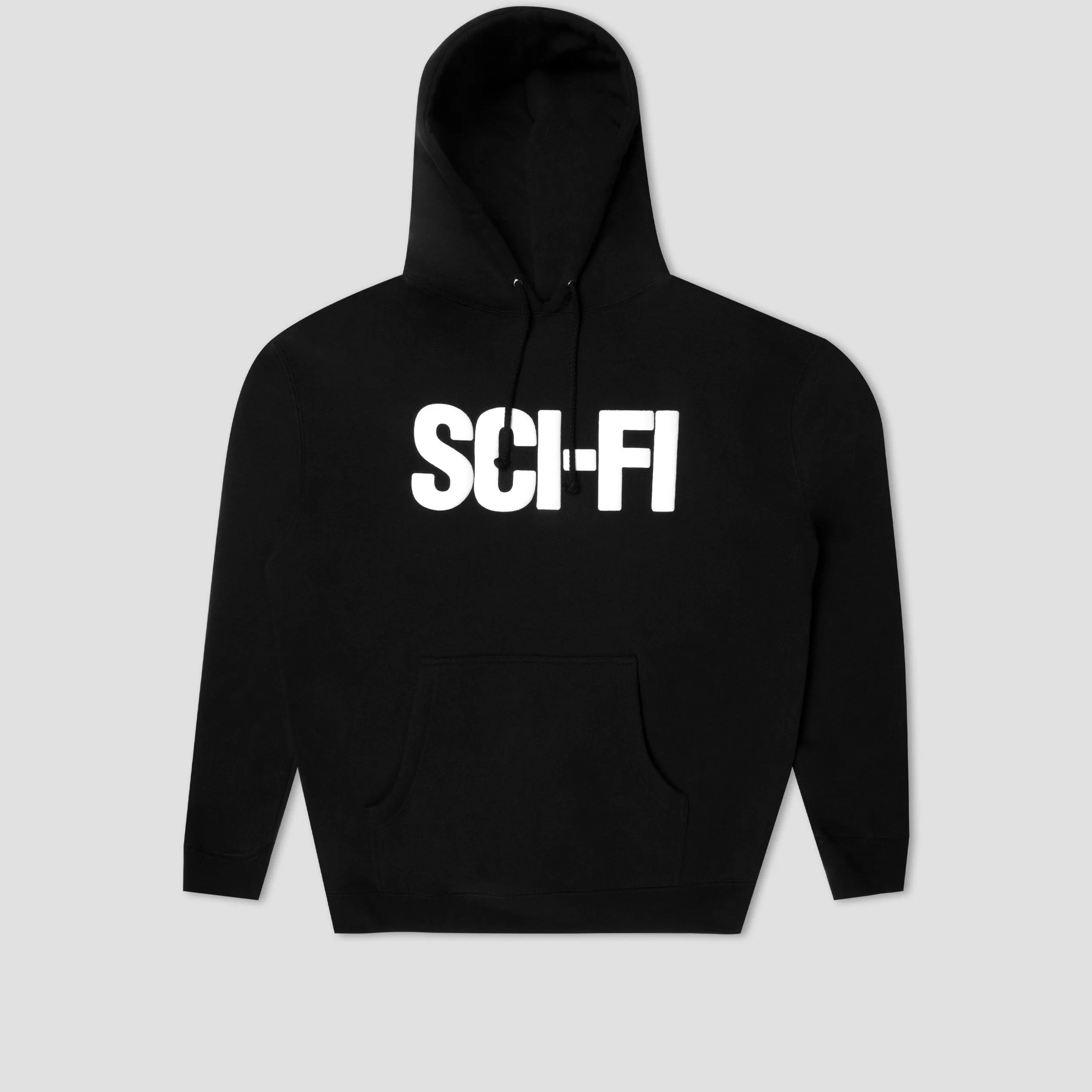 Sci-Fi Fantasy Big Logo Hood Black