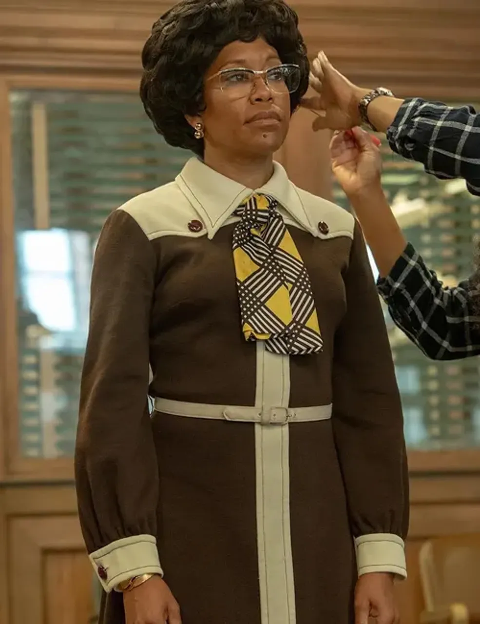 Shirley Regina King Belted Coat