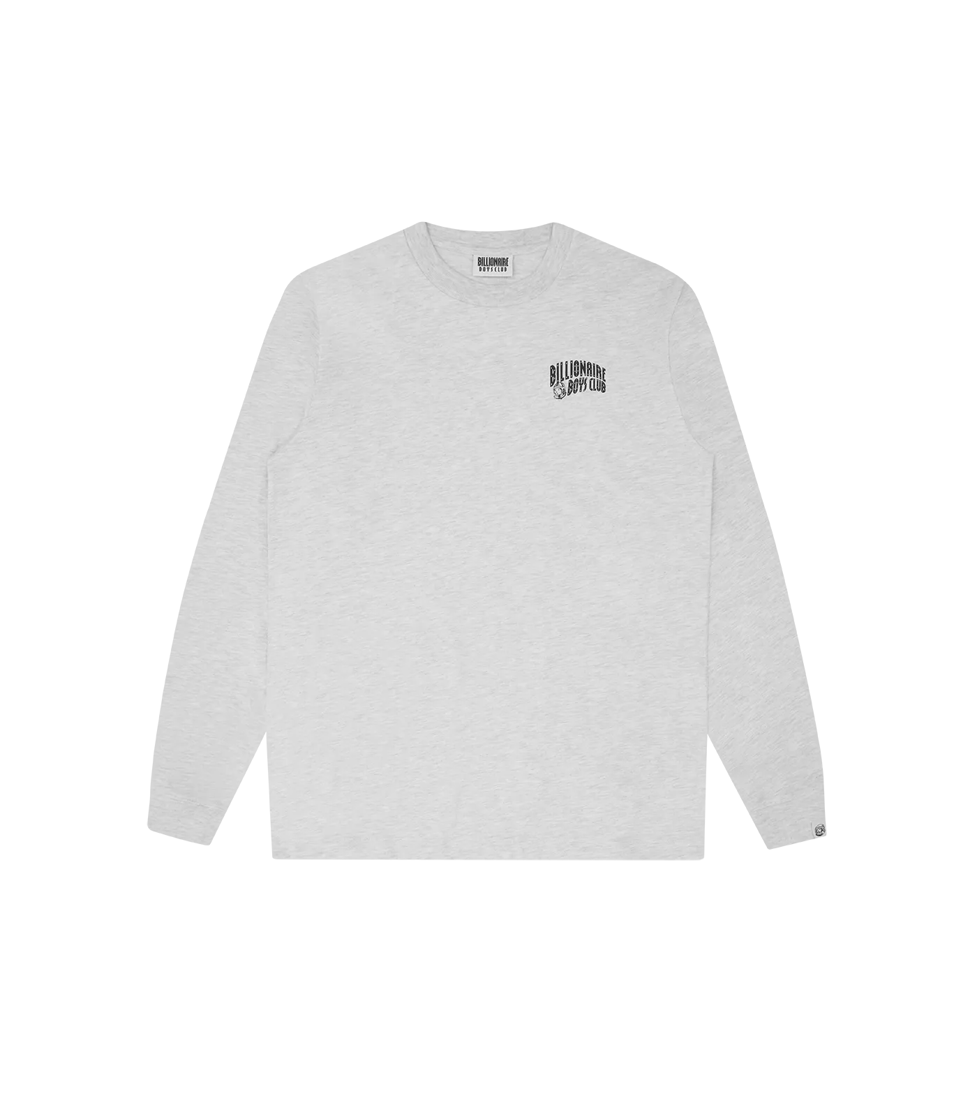 SMALL ARCH LOGO L/S T-SHIRT - HEATHER ASH