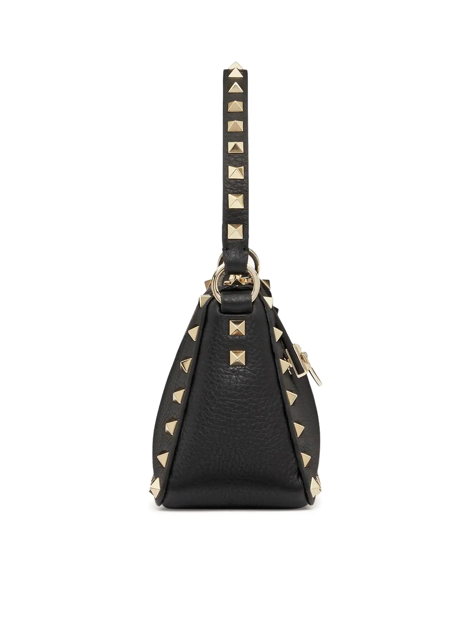 SMALL ROCKSTUD SHOULDER BAG IN GRENADE CALFSKIN