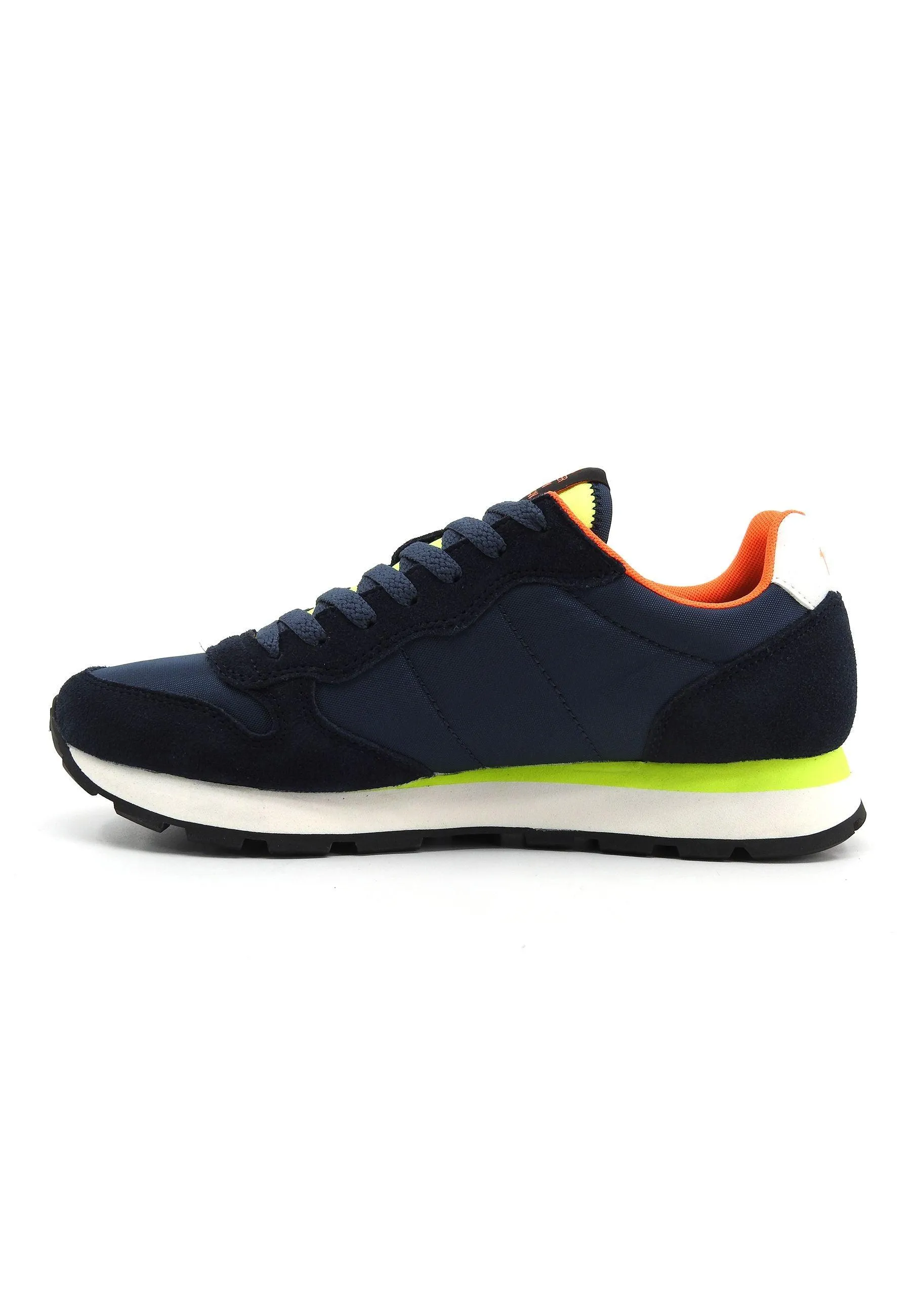 SUN68 Tom Fluo Sneaker Uomo Navy Blue Z34102