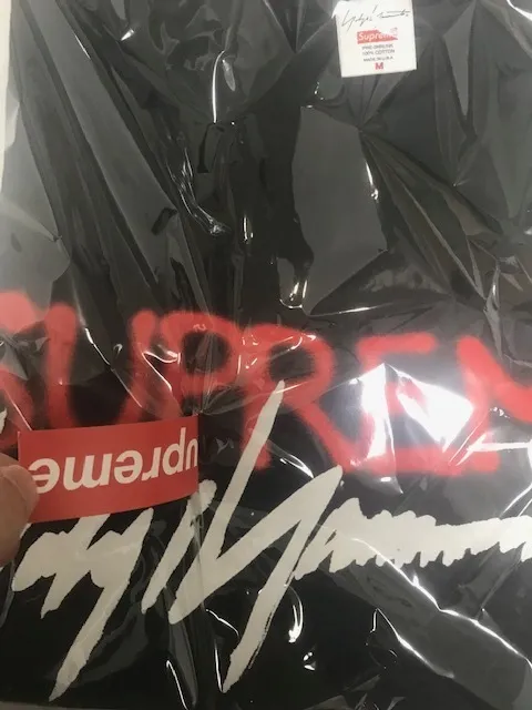 Supreme  |20AW ◆ Size M ◆Supreme Yohji Yamamoto Logo Tee T-SHIRT Black