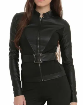 The Avengers Black Widow Jacket - UJackets