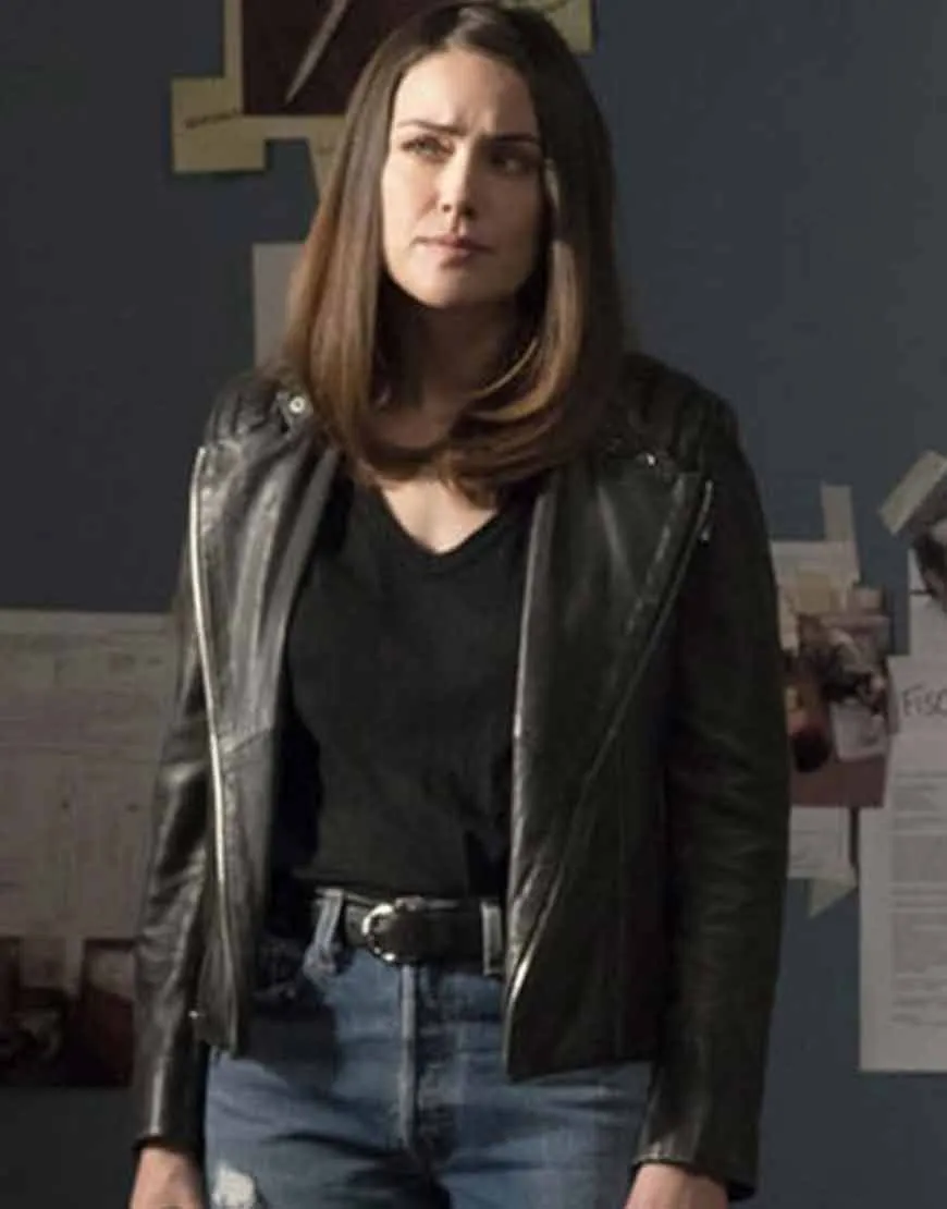 The Blacklist S08 Megan Boone Jacket | Elizabeth Keen Leather Jacket