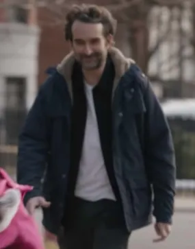 The Chair 2021 Jay Duplass Jacket | The Chair Bill Dobson Black Jacket