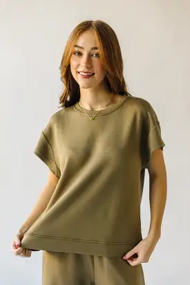 The Lenny Basic Top in Olive