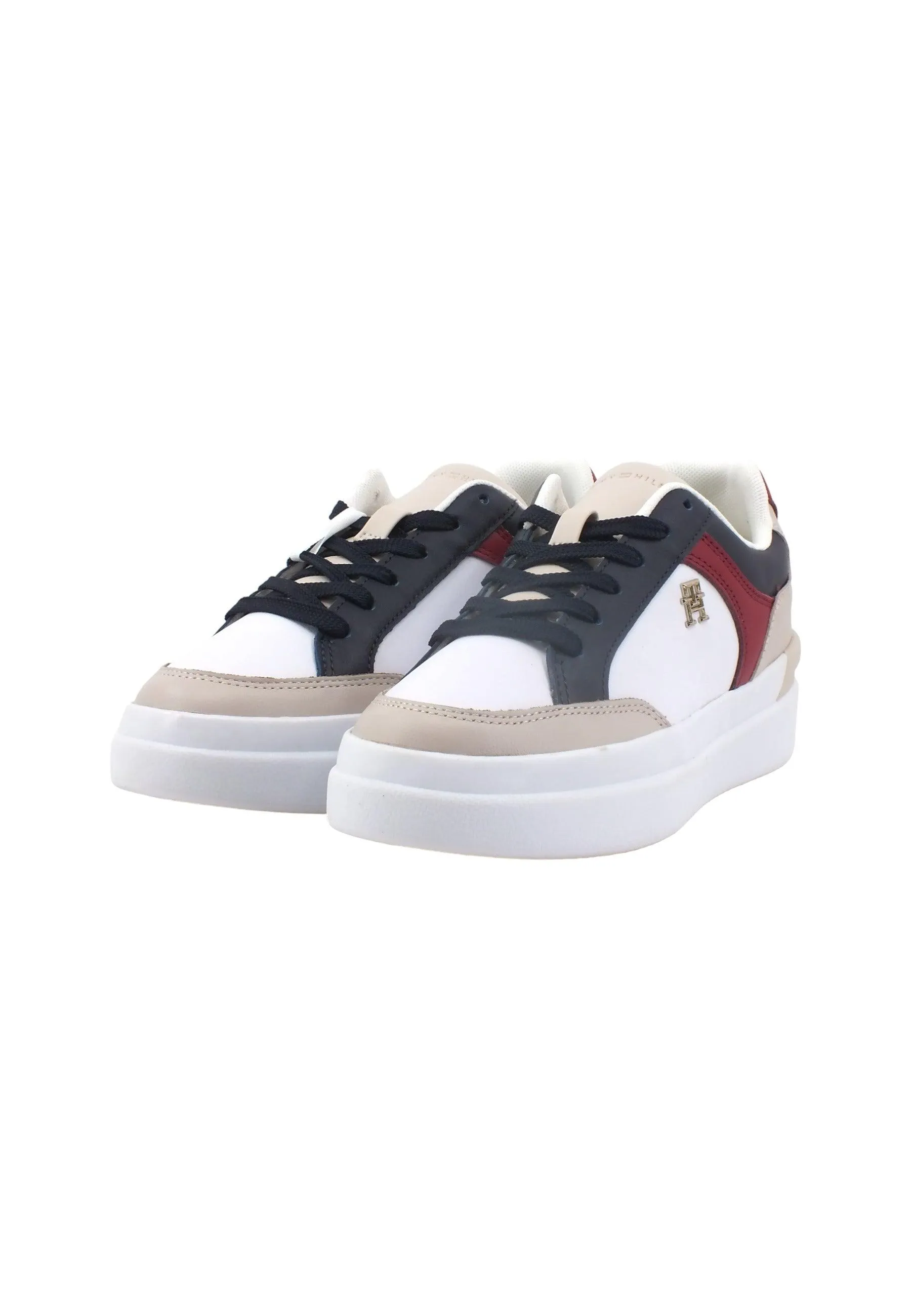 TOMMY HILFIGER Elevated Hi Court Sneaker Donna Space Blue FW0FW07451